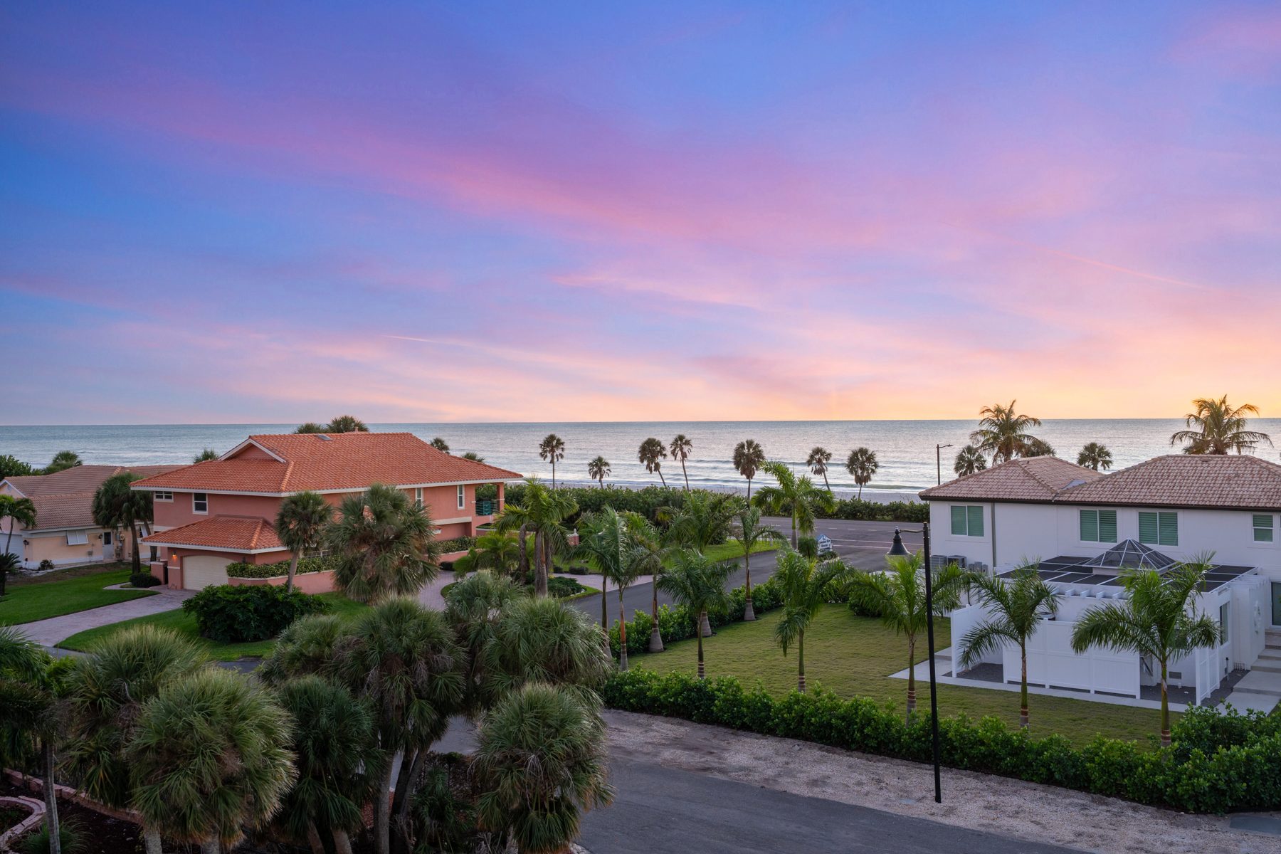 From the roof: the Gulf, across the street